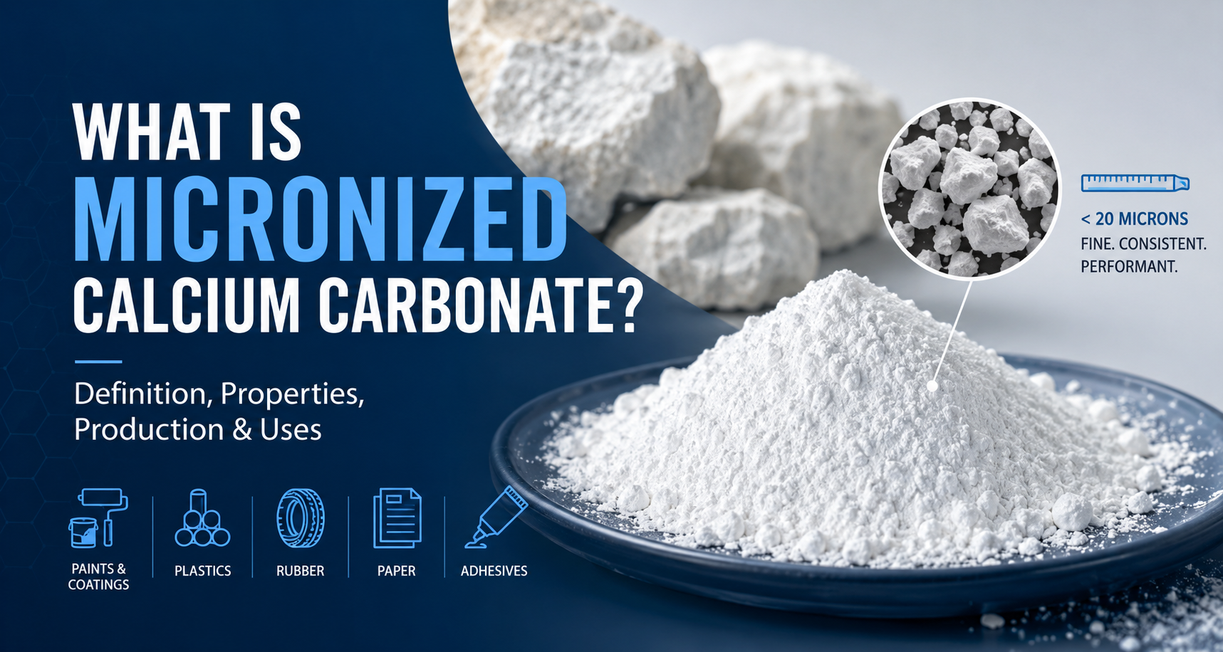 What Is Micronized Calcium Carbonate?