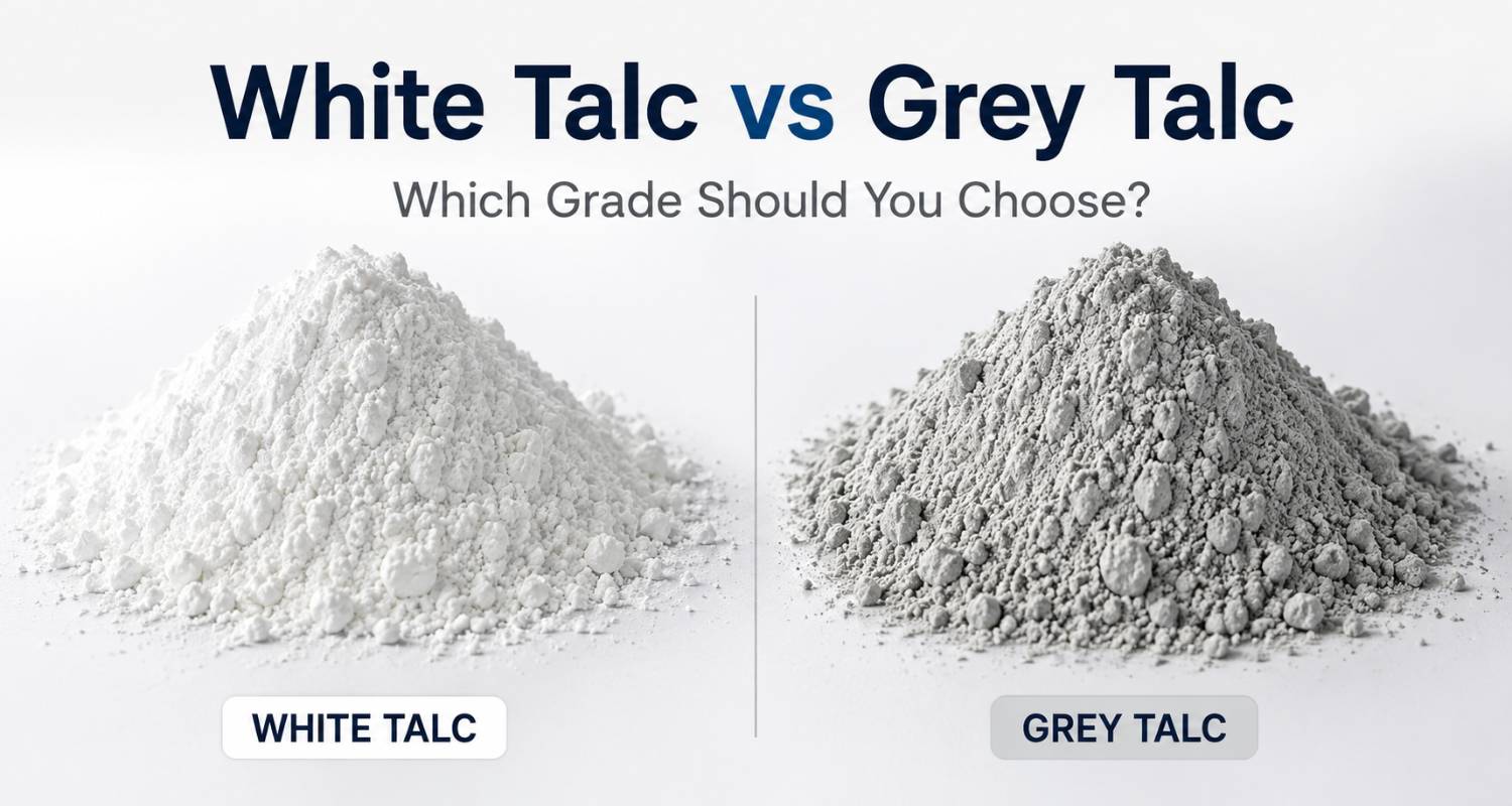 White Talc vs Grey Talc